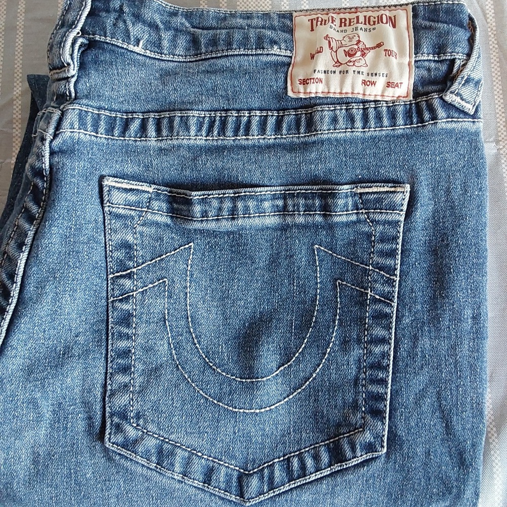 True Religion Sarah Women's Jeans Sz 30 High Rise Straight Leg Medium Wash Y2K‎